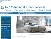 Tablet Screenshot of a2zcleaningservicesmb1.com